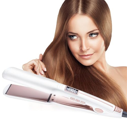 Plancha Pelo Mini, Plancha Pelo para Viajes, Plancha Pequeña para Pelo Porto, Placa de Cerámica, Portátil