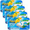 Flash Speedmop Lemon Antibacterial Wet Cloths Refill Pads, 96 Wipes – Trap & lock dirt - Multi-Surface Cleaning, Kills 99.9% of Bacteria, Fresh Lemon Scent, Quick-Drying (24x4 Pack)