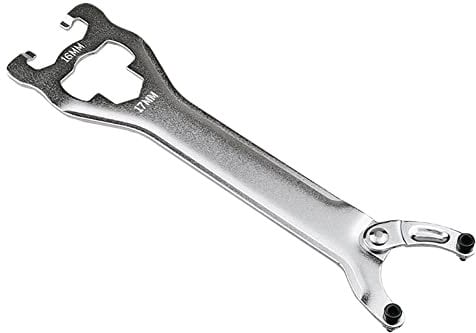 Elantoexis Bicycle Repair Wrench Road Bike Bottom Bracket Wrench Pedal Spanner Tool 16/17mm Bicycle Repair Tool Accessories