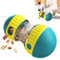 EPODA Jouet pour Chien Indestructible, Jouets pour Chiens Interactif de Mangeoire, Distributeur Croquettes Jouet Occupation pour Chiot, Cadeau d'anniversaire pour Chien à Couinement (Bleu)