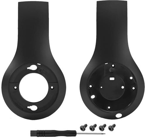 Studio 3 Outside Panel Replacement Spare Shell Include Left & Right Parts Accessories Repair Kit Compatible with Beats Studio 3/A1914 Studio 2 Wireless/B0501 Headphones. (Matte Black)