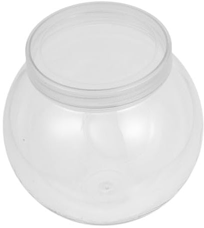 CAXUSD Plastic Bottle -falling Fish Tank Fish Bowl with Lid Fish Bowls for Fish Aquarium Fish Decor Bowl Fish Bowls for Centerpieces Plant Storage Jars Fish Bowl Decor Transparent The Pet