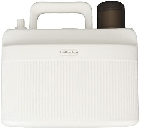 Pulverizador de Mochila Eléctrico con Atomización de Alta Presión, Herramienta Portátil de 5 litros, Color Marfil, para Malas Hierbas y Plantas de Jardín