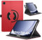 TiMOVO Funda para Samsung Galaxy Tab A9+/A9 Plus 11 Pulgadas 2023 SM-X210/X216/X218, Cubierta de Soporte Giratorio de 90 Grados, Auto Activación/Reposo para Galaxy Tab A9+ Tablet, Rojo Brillante