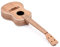 Zebra Wood Ukulele DIY Kit, 26 Zoll Tenor Ukulele DIY Kit mit Zebraholzpanel Rosenholz Fingerbrett mit Stiften Strings Werkzeuge Spaß Einfaches Montagekörperhalsbrücke für DIY