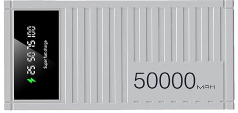 Creative Container Fast Charging Bank, Portable Charger Bank, 66W Capacity 50000mAh Multifunctional Bank with LED Display, Fast Charger for Phone