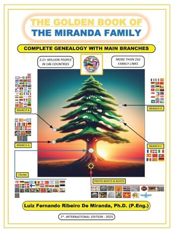 THE GOLDEN BOOK OF THE MIRANDA FAMILY: COMPLETE GENEALOGY WITH MAIN BRANCHES