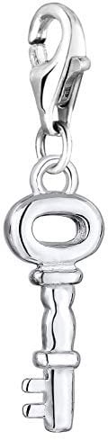 Nenalina Schlüssel Ich liebe Dich Karabiner Charm Anhänger für Bettelarmband aus 925 Sterling Silber 0403142719