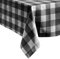 Elrene Farmhouse Living Tischdecke Buffalo kariert, Baumwolle, schwarz/weiß, 52 x 70 (Tablecloth)
