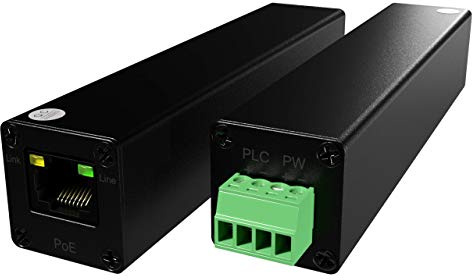 Mini Größe 800m 792,5m PoE LAN Extender über Twisted UTP Kit BNC oder Kupferdraht PoE Kamera oder andere Remote Ethernet Geräte Repeater Booster Bridge Erweiterte Temperaturbereich BNC auf 2PIN