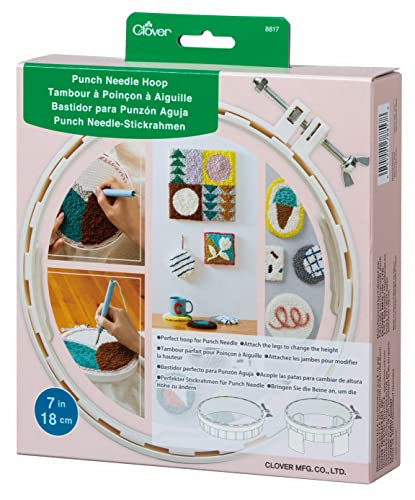 Clover CL8817 Stanznadel-Ring, Acrylnitril-Butadien-Styrol ABS-Kunststoff, Weiß, OS