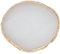 Nail Art Palette and Nail Mixing Palette, Nail Art Plate, Resin Nail Art Palette Ideal for Gel, Varnish and Polish Manicure - White Round