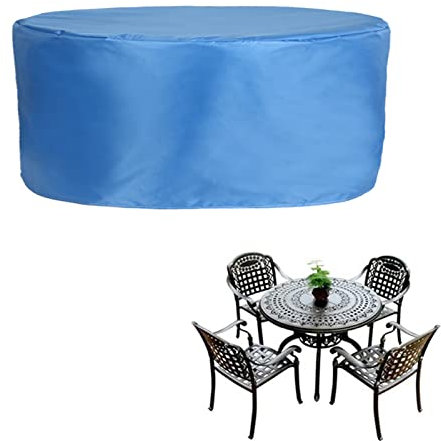 HUHJYUGE Abdeckung für Gartenmöbel 150x95cm, Terrassenmöbel Abdeckung Wasserdicht, Gartentisch Abdeckung Oval, Terrassentisch Abdeckung Rund Winddicht, für Tische und Stühle