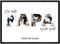 Vatertagsgeschenk für Papa – Personalisiertes Geschenk Vatertagsgeschenk – Liebesbeweis für deinen Papa Geschenk mit 4 eigenen Bildern – Personalisierte Geschenke zum Vatertag - Fotos voller Liebe