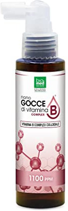 Vitamina B Coloidal con vitaminas B6, B9, B12. Vitamina B complex coloidal. Complejo vitamina B esencial para el sistema inmune y reducir la fatiga y/o el cansancio. Cada bote contiene 100ml.