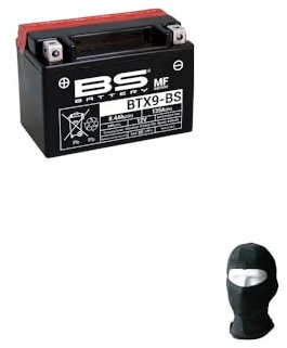 Compatible avec BETAMOTOR Eikon 125 da ANNÉE 2000 al 2002 Batterie YTX9-BS BS BTX9-BS FOURNIE PRÊTE À l'emploi 8AH ??AMPÈRE 12 Volts Batteries pour Moto Scooter 150X87X105MM