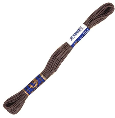 1 Docke Stickgarn 8m 2g Sticktwist 100% Baumwolle Stickerei Farbwahl Auswahl 5, Farbe :7672 rotbraun