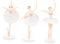 VINTORKY Ballerina-Statue Aus Kunststoff Tanzdekorationen Ballett- Elegantes Tänzerfiguren-Set Für Das Wohnzimmer