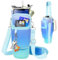 LEFOR·Z Tasche für Stanley Cup,40oz Wasserflasche Träger mit Griff Handyfach und Verstellbarem Schultergurt,kompatibel mit Stanley,Meoky Trinkbecher Geeignet Zum Wandern Laufen Radfahren,Blau Lila