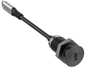 Vivolink USB-C Desk Socket Black with 0,3m Cable, PROUSBCMF0.3SOCKET-B