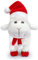 lilizzhoumax Schaf Plüschtier 18cm/7”, Stand Weihnachten Tier Kawaii Schaf Kuscheltier Christmas Schaf Plüsch Spielzeug für Wilde Tiere, Geschenk für Freunde und Kinder pelziges Stofftier Schaf Rot