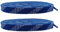 Qianly 1 Paar Eishockey Skate Schnürsenkel, Schlittschuh Schnürsenkel, Flach Gewachst, 1 cm Breit, Rollschuh Schnürsenkel, Schnürsenkel für, Blau, 213 cm