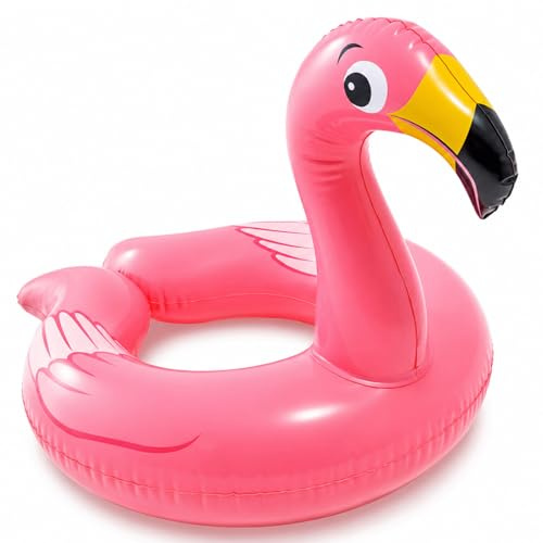 YESAH Salvagente gonfiabile per piscina, 55 x 58 cm, in PVC, per spiaggia, estate, feste acquatiche, compagno di bagno gonfiabile, accessorio per vacanze, foto, viaggi, giardino, terrazza