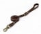 Rantow Durable Braided Soft Strong Leather Pet Cat Dog Rope 4ft Long 3/5 Inch Wide Training Lead Dogs Walking Leash (Brown)