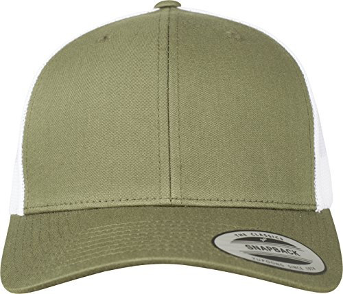 Flexfit Unisex Retro Trucker 2-Tone Baseballkappe, Buck/White, one Size