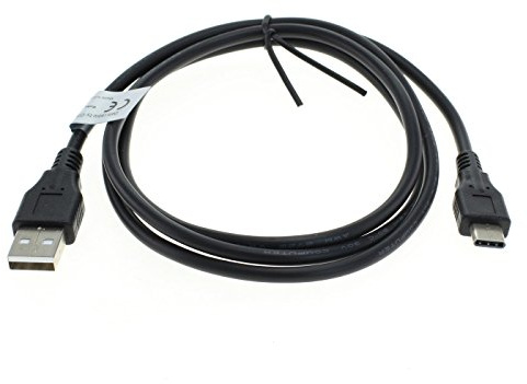 OTB USB Typ C auf USB A 2.0 Datenkabel, 1,0m, Schwarz, für Smartphone, Tablet und andere Geräte mit USB Typ C oder USB A 2.0 Buchse