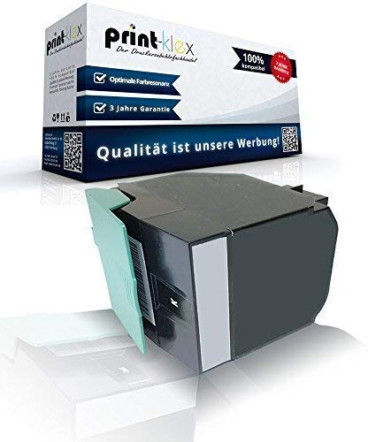 Print-Klex Tonerkartusche kompatibel für Lexmark CX 317 CX 317 DN CX 417 de CX 517 de 71B20K0 71B0010 Black Schwarz - Office Pro Serie
