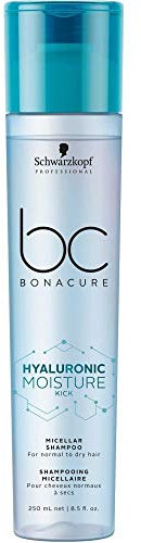 Schwarzkopf Professional BONACURE Hyaluronic Moisture Kick Micellar Shampoo (1 x 250 ml)