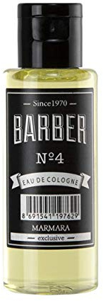 MARMARA Eau de Cologne BARBER (No.1,No.2,No.3,No.4,No.13,No.14) (3x50ml) Deluxe After Shave Men Herren Duftwasser Travel size Reisegröße passt in jede Kulturtasche Rasierwasser (3x No.4 (50ml))