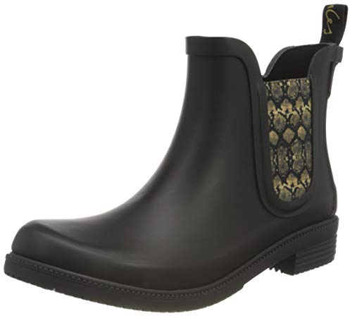 Joules 209665 Donna Stivali in gomma, Nero, 36 EU