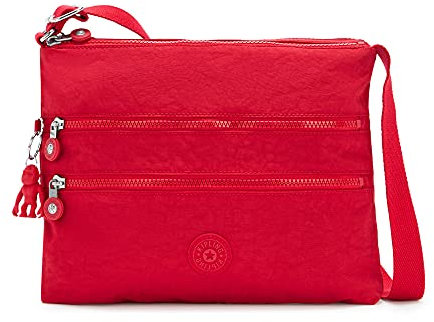 KIPLING KIPLING Damen Alvar Umhängetasche, Rot Rouge