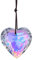 Crystal Heart Prism Sun Catcher,Glass Rainbow Suncatcher for Windows,Hanging Ornament Pendant 50mm