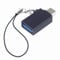 PremiumCord Adapter USB-C auf USB 3.0, OTG, USB 3.2 Typ C Stecker, USB 3.0 Typ A Buchse, schwarz mit Öse zum Aufhängen, kur31-18