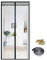 EMSMIL Zanzariera Magnetica 90 x 210cm Nero Rete Tenda per Porta Esterna Antizanzare Chiusura Automatica Anti Insetti Traspirante Tende Magnetiche per Porte Finestre Balcone Soggiorno