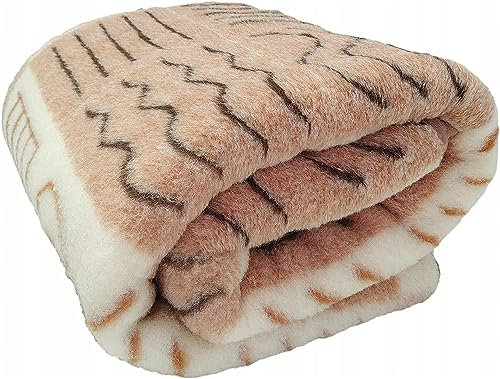 Best Wool Merino Wolldecke Schurwolle 200x200 cm - Kuscheldecke aus 100% Merino Schafwolle - Groß und Flauschige Decke Wolle - Gewicht 500g/m2 - Atmungsaktives Material