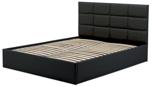 Polsterbett Tores 180x200 mit Bettkasten! Doppelbett mit Lattenrost! Best Stauraumbett! (Soft 11)