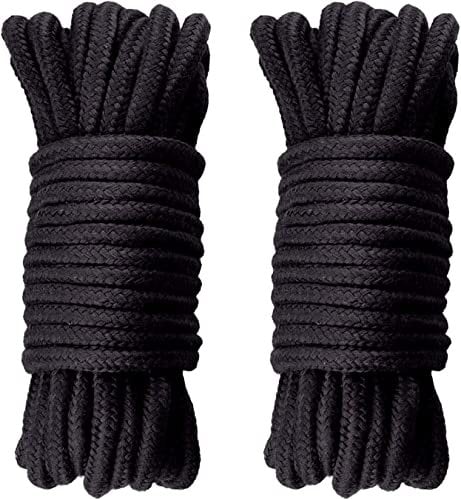 iZEN Rope Cord, 2 Roll Soft Rope Cord, Twine Rope, Braided Yarn Cord,10M/Roll, Twisted Rope Cord for Gardening, DIY, Packaging, Interior Decoration