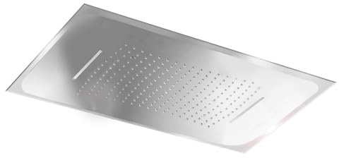 IMEX RDG590/P Rociador Empotrado Rectangular 3 Vías con Premarco Cromo