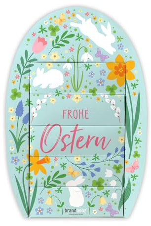 Brandnooz Osterei XXL | Riesiges Ostergeschenk über 21 Teile | Süßigkeiten | Snacks | Kosmetika und Geschenkideen | Candy Box | Warenwert über 58 €! Alle Artikel in Originalgröße