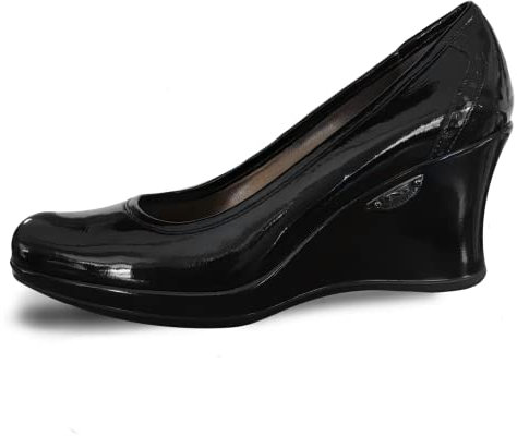 Scarpe con Zeppa in Vernice Donna NeroGiardini A900125 n 38