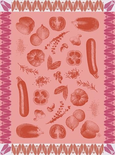 LE JACQUARD FRANÇAIS Geschirrtuch Ratatouille Tomate 60x80 cm Baumwolle