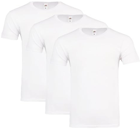 Fruit of The Loom Herren Eversoft Cotton Stay Tucked Crew T-Shirt Unterhemd (6er Pack)