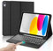 Tastiera 10 Generazione/(A16) 11 Generation (10.9/11 pollici, 2022/2025) con Touchpad, Cover Tastiera Trackpad Italiano QWERTY Bluetooth Retroilluminata per iPad 10/11 Generazione con Portapenna, Nero