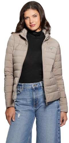 GUESS New Aleta Long Puffer Jacket NUOVO GIACCA LUNGO ALETA Donna (Pacco da 1)