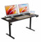 ERGOMAKER Höhenverstellbarer Schreibtisch 160x70cm,Schreibtisch Höhenverstellbar Elektrisch mit Memory-Funktion,Ergonomischer Tisch Höhenverstellbar,Schwarz