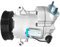 Compresor de aire acondicionado for automóvil compatible con Chevrolet Cruze 1.8L 2010 a 2011 13271264 1522208 1522374 13395696